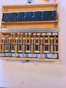 lot 1307 image: Forstner 20 pc. drill bit set