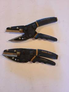 lot 1309 image: Two Craftsman Accu-Cut hand shears