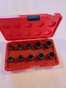 lot 1315 image: 10 pc. Craftsman bolt extractor set