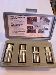 lot 1317 image: 4 pcs stud puller wrenches