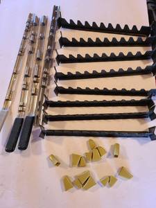 lot 1329 image: Socket rails, wrench tray rails and clamp tip covers