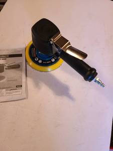 lot 1345 image: Central pneumatic 6 dual action air sander