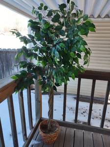 lot 3014 image: Artificial tree approximately 6 ft tall