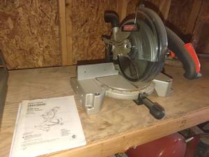 lot 1536 image: Craftsman 10 in miter saw