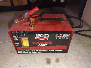 lot 1544 image: Century 6 and 12 volt dual range battery charger engine starter