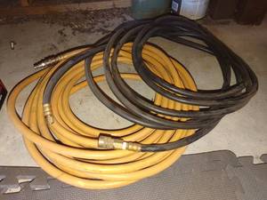 lot 1545 image: Yellow and Black air hoses