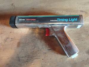 lot 1580 image: Craftsman timing gun no power cord