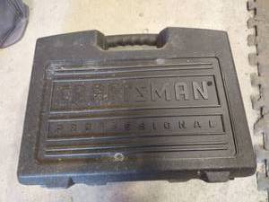 lot 1588 image: Craftsman empty tool case