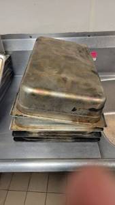 lot 2896 image: (4) Hotel  Steam Table Pans