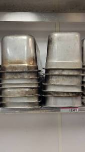 lot 2897 image: (13) Deep Hotel  Steam Table Pans