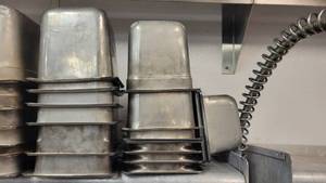 lot 2899 image: (13) Deep Stainless Steel Hotel  Steam Table Pans