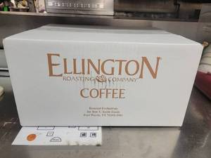 lot 2914 image: Case of Ellington Roasting Coffee