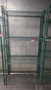 lot 2919 image: 4-Tier Green Metro Rack
