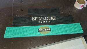 lot 2945 image: (2) Skinny Bar Mats&nbsp