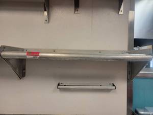 lot 15593 image: Advance Tabco Stainless Shelf 3ft