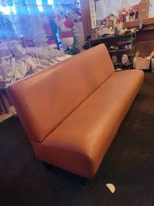 lot 15667 image: &nbspAutumn Orange Color Vinly Booths&nbsp
