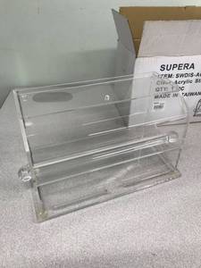 lot 36229 image: Straw Dispenser, Acrylic, Clear Supera