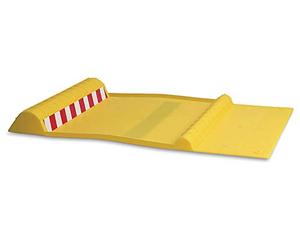 lot 16765 image: Maxsa 37356-RS Park Right 21 x 11 x 2 Parking Mat, Yellow
