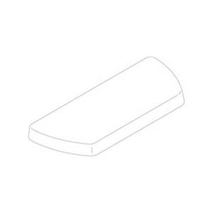 lot 38190 image: KOHLER K-84591-47 Well Worth Toilet Tank Cover, Almond