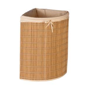 lot 39945 image: Honey Can Do Wicker Corner Laundry Hamper
