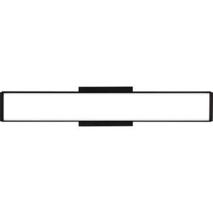 lot 39953 image: Ashley Harbour Zurich Integrated LED Matte Black Vanity Light