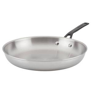 lot 39973 image: KitchenAid Polished Stainless Steel 12 Fry Pan