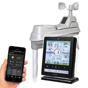 lot 39994 image: AcuRite Wireless Home Station (01536) with 5-1 Sensor and Android iPhone Weather Monitoring