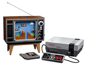lot 49857 image: LEGO LEGO Nintendo Entertainment System 71374 Building Kit Creative Set for Adults Build Your Own LEGO NES and TV, New 2021 Retail Price$229.95