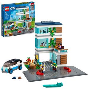 lot 2557 image: LEGO City Family House 60291 Building Kit Toy for Kids, New 2021 (388 Pieces)