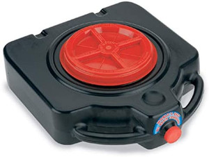 lot 2604 image: Lumax Black LX-1632 15 Quart Drainmaster Pan and Waste Storage. Ideal for Oil Recycling, Drain Direct - No Oily Tub, Funnel, Mess to Clean-Up on Top or Side