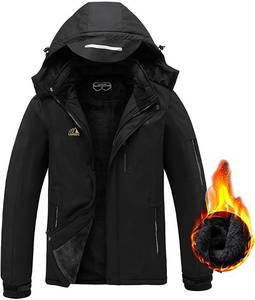 lot 2676 image: Mens Mountain Waterproof Ski Snow Jacket Windproof Raincoat Winter Warm Hooded Coat - XXL