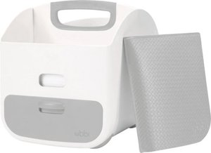 lot 6209 image: Ubbi - Diaper Caddy - Gray