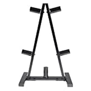 lot 6221 image: Cap Barbell A Frame Olympic Plate Rack, Dark Gray