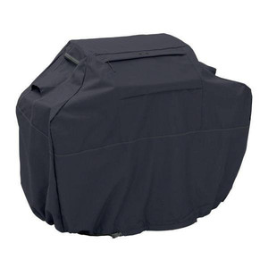 lot 7194 image: Classic Accessories Ravenna 58 in. L x 26 in. D x 48 in. H BBQ Grill Cover in Grey