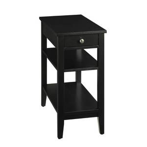 lot 8242 image: Convenience Concepts American Heritage Three Tier End Table With Drawer