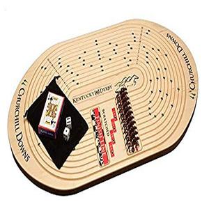 lot 8316 image: Across The Board Kentucky DerbyChurchill Downs Board, 15.5 x 28 x 0.75, Maple