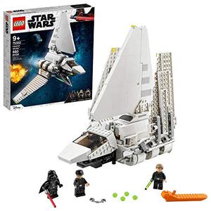 lot 8317 image: LEGO Star Wars Imperial Shuttle 75302 Building Kit Awesome Building Toy for Kids Featuring Luke Skywalker and Darth Vader Great Gift Idea for Star Wars Fans Aged 9 and Up, New 2021 (660 Pieces)