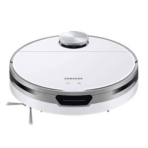 lot 2652 image: Samsung Jet Bot Robot Vacuum with Intelligent Power Control, Precise Navigation, Multi Surface Cleaner for Hardwood Floors, Carpets, and Area Rugs, Anti-Hair Wrap Brush, White
