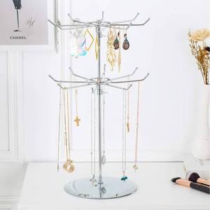 lot 8330 image: Medium Duty Two Tier Counter Top Spinner Display Stand