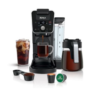 lot 2294 image: Ninja - DualBrew 12-Cup Coffee Maker with K-Cup - Black - Retail $169.95