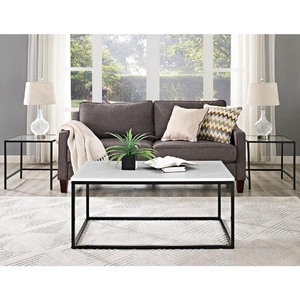 lot 2329 image: Walker Edison Open Box Coffee Table - Retail $171.97