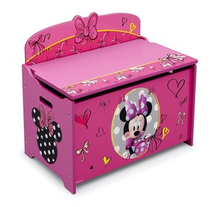 lot 2333 image: Disney Junior Minnie Toy Box - Retail $54.99