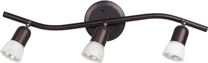 lot 2357 image: Canarmna - 3 Light CeilingWall Track Lighting - Retail $32.55
