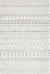lot 2404 image: nuLOOM Moroccan Blythe Accent Rug - 2ft x 3ft - GreyOff-White - Retail $26.91