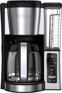 lot 2441 image: Ninja - Coffee 12-Cup Coffee Brewer - Silver - Retail$99.99