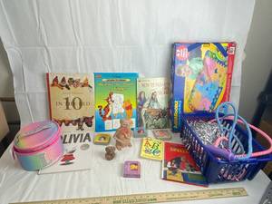 lot 7566 image: Lot of Childrens Books and Activities, ET Collectibles and More
