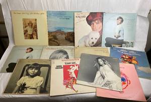 lot 7578 image: Lot of Classic Vintage Vinyl Records - See Pics for Artists - WOW