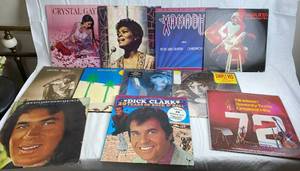 lot 7586 image: Lot of Classic Vintage Vinyl Records - See Pics for Artists - WOW