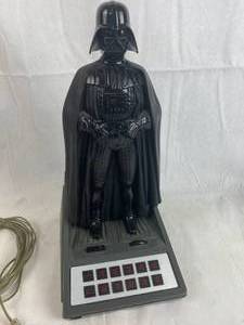 lot 7664 image: Star Wars DARTH VADER Speaker Phone w Telephone Cord M# DEIF 8040 - HTF