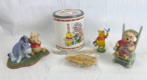 lot 7684 image: Winnie The Pooh Cookie Cutter Kits, Tins and Cute Figurines